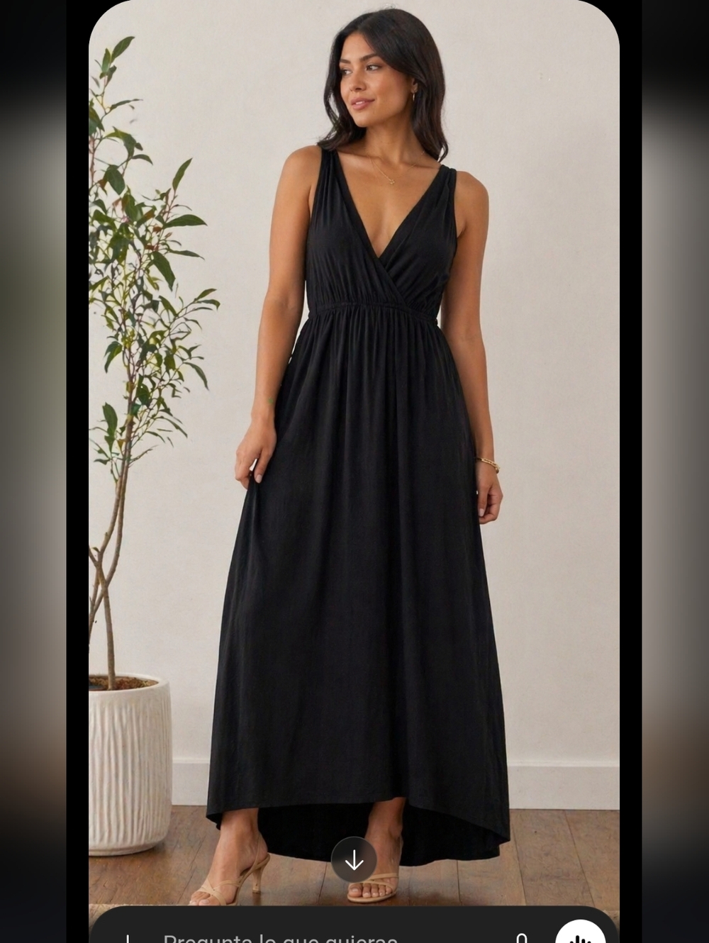 Cynthia Rowley Black Maxi Dress